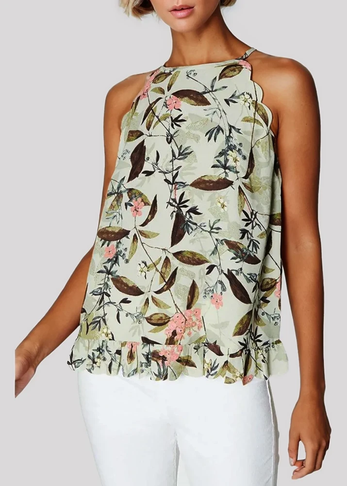 Printed Georgette Tops