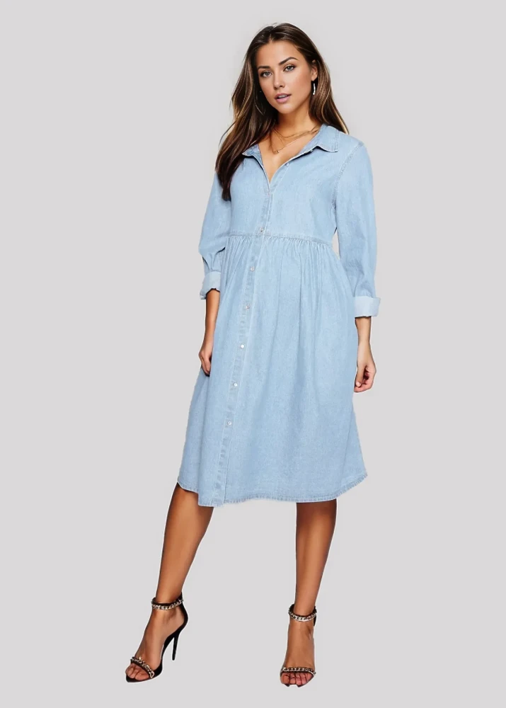 Ladies Denim Tunic Dress