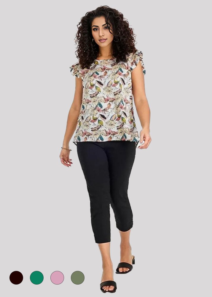 Ladies Crop Leg Capri Pant