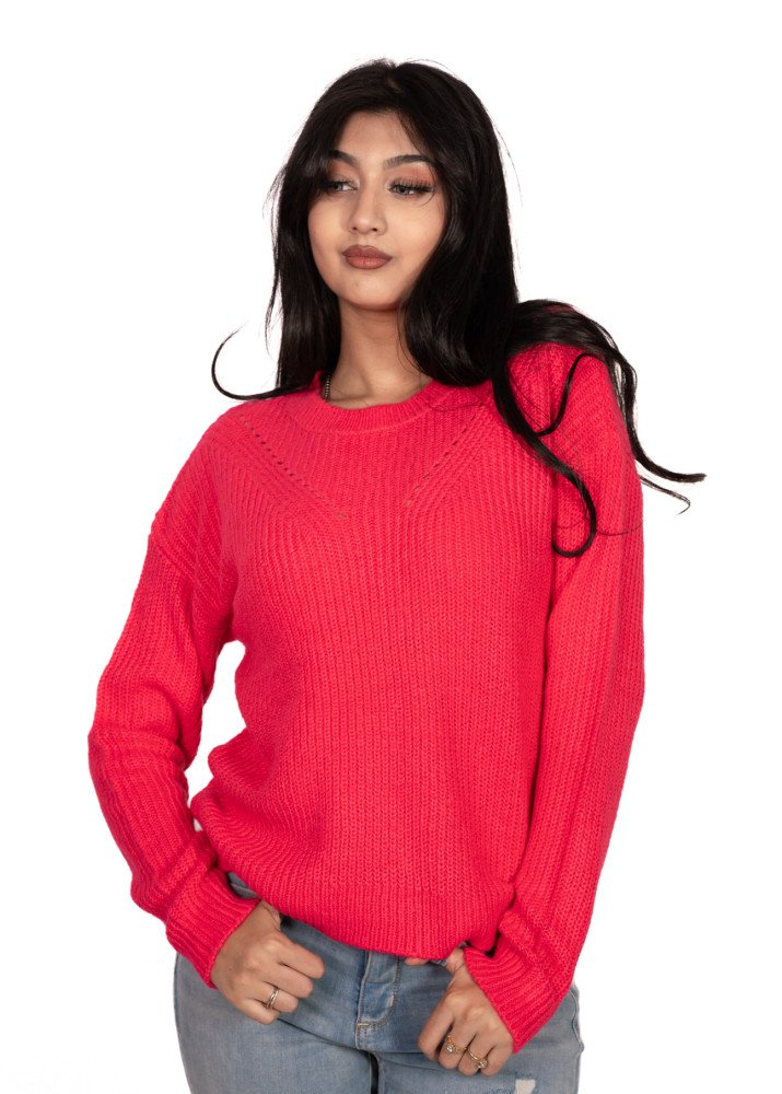 Womens Chunky Knit Pullover