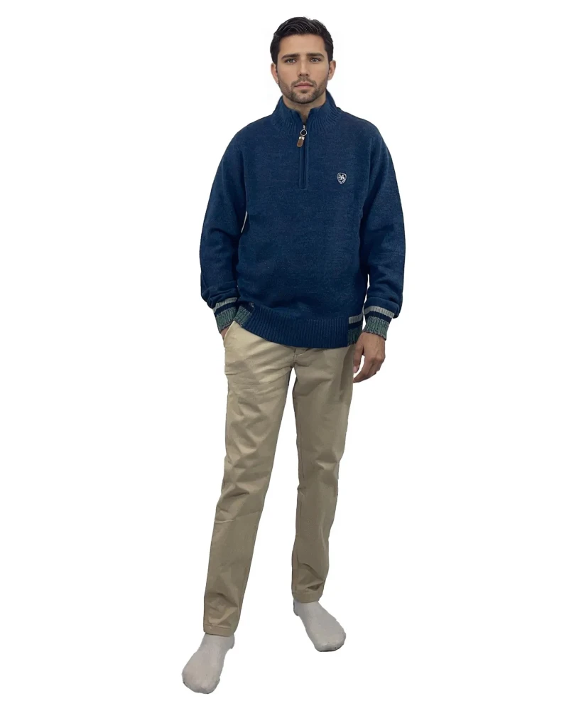 Greenland Half Zip Jumper with Logo
